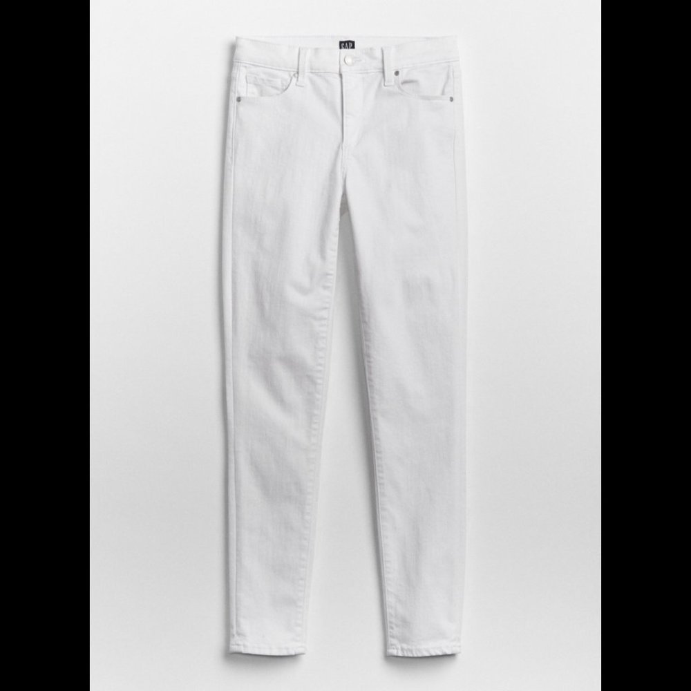 Gap True Skinny jeans in Sculpt, white